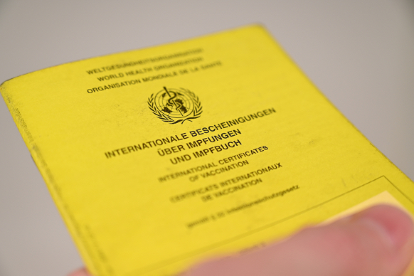 Impfpass von vorne
